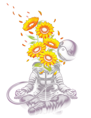 Meditation Astronaut Spring