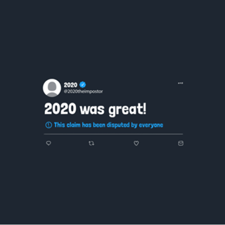 2020 Was Great Disputed Tweet