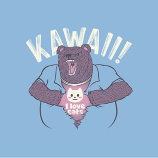 Mad Bear I Love Cats Inside