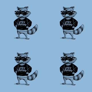 Stay Trashy Raccoon