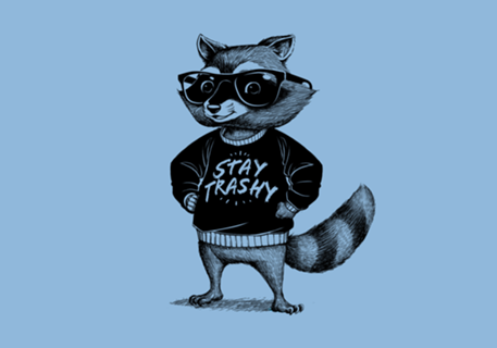 Stay Trashy Raccoon