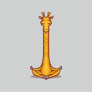 Giraffe Animals Meditation Zen Buddhism
