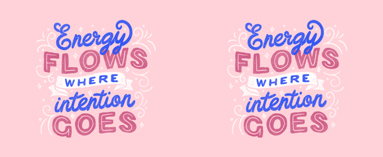 Energy Flows Where Intention Goes