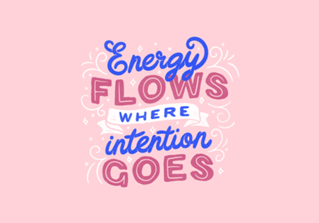 Energy Flows Where Intention Goes