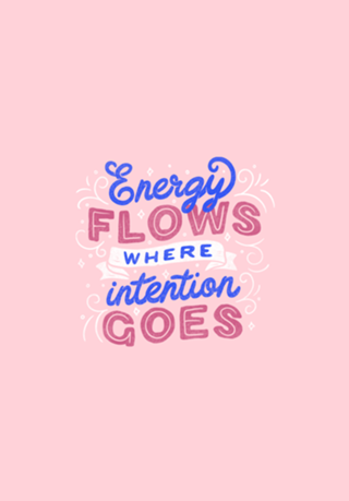 Energy Flows Where Intention Goes