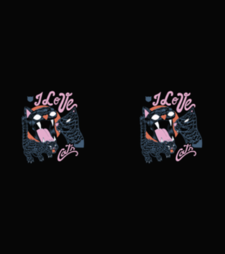 I Love Cats Vintage