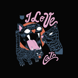 I Love Cats Vintage