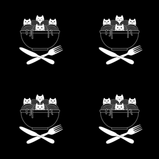 Pasta Cats Ramen Spaghetti