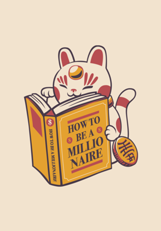Maneki-Neko How to be a Millionaire Cat