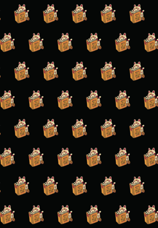 Maneki-Neko How to be a Millionaire Cat Black