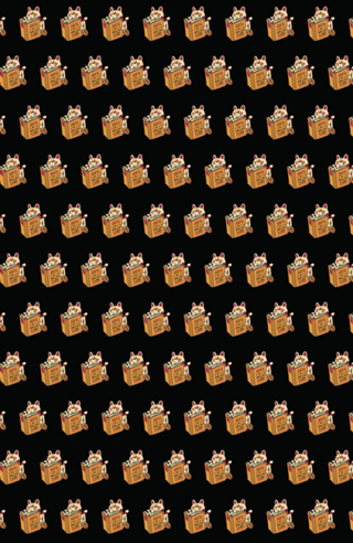 Maneki-Neko How to be a Millionaire Cat Black