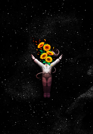 Gravity Tobe Fonseca Sun Salutation Astronaut