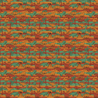 Jurassic Vintage T-Rex Dinosaur Pattern