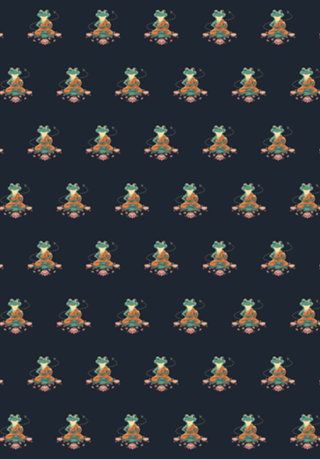 Meditation Frog