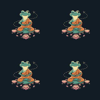 Meditation Frog