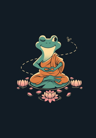 Meditation Frog