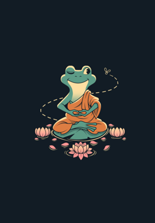 Meditation Frog