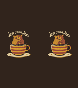 I Love You a Latte Bears Valentine