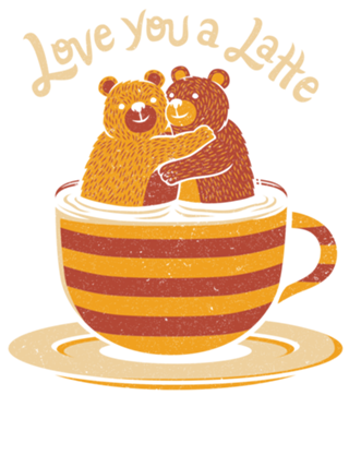 I Love You a Latte Bears Valentine