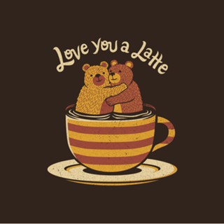 I Love You a Latte Bears Valentine