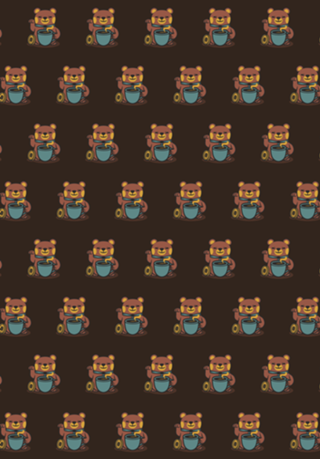 Bear Coffee Manekineko