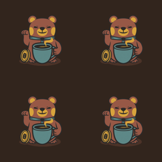 Bear Coffee Manekineko