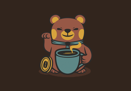 Bear Coffee Manekineko