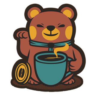 Bear Coffee Manekineko