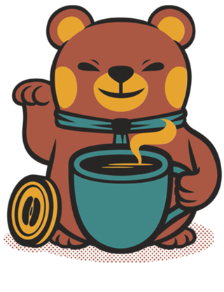 Bear Coffee Manekineko
