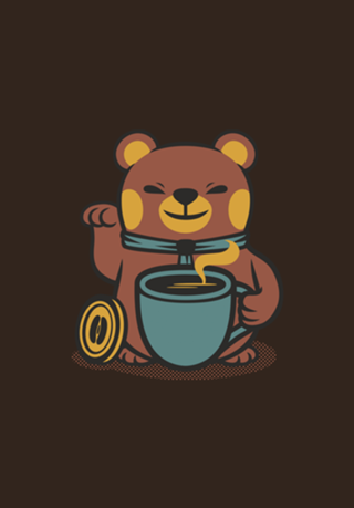 Bear Coffee Manekineko