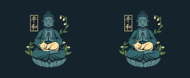 Cat Meditation Buddhism Buddha