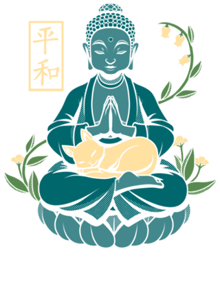 Cat Meditation Buddhism Buddha