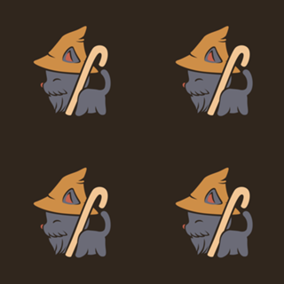 Mage Wizard Cat Witch