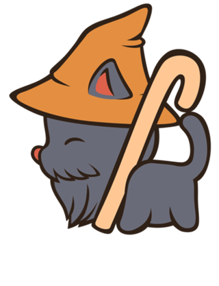 Mage Wizard Cat Witch