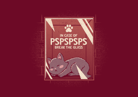 In Case of Nightmares Break The Glass Cat