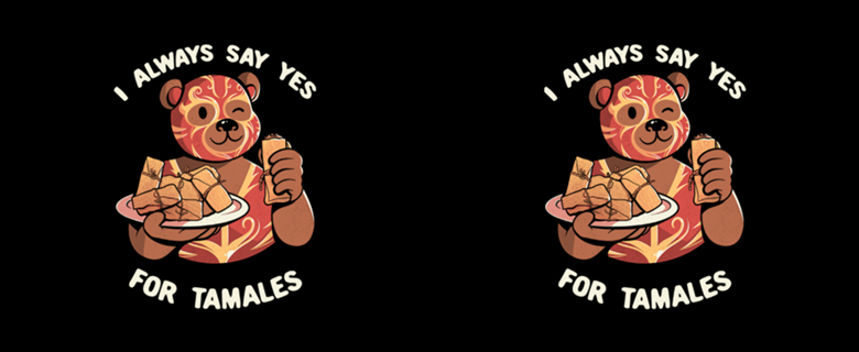 Luchador Mexican Bear Tamales Time!