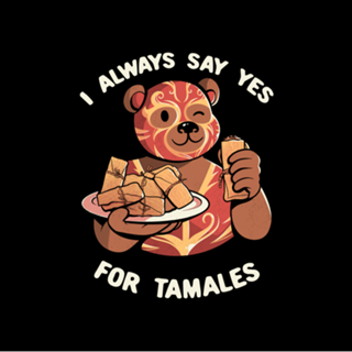 Luchador Mexican Bear Tamales Time!
