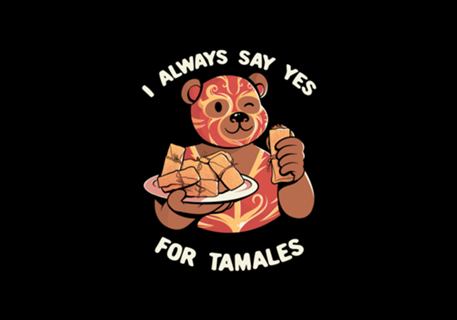 Luchador Mexican Bear Tamales Time!