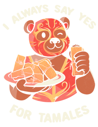 Luchador Mexican Bear Tamales Time!