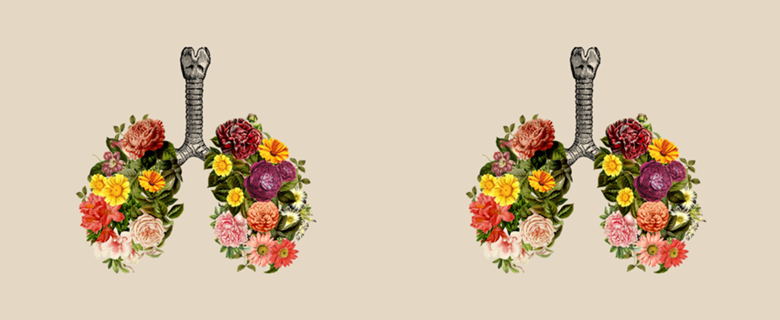 Breathing Spring Flower Lungs