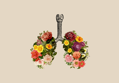 Breathing Spring Flower Lungs