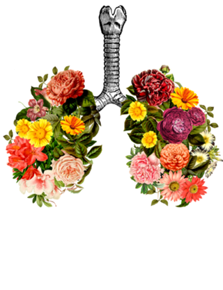 Breathing Spring Flower Lungs