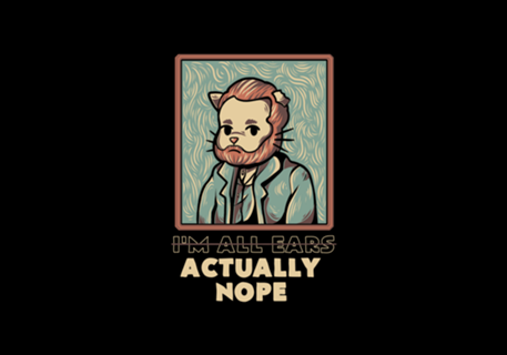 Cat Van Gogh Funny Quote