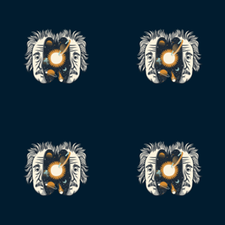 Albert Einstein Head Universe Physics