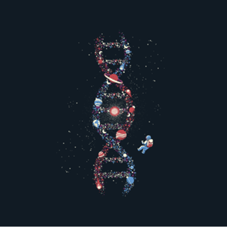 DNA Astronaut Galaxy We Are Stardust
