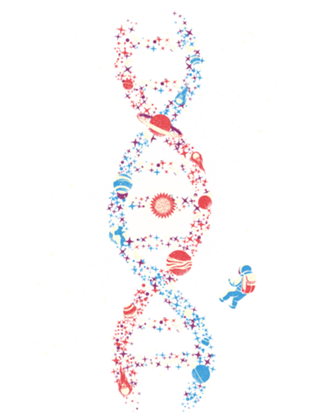 DNA Astronaut Galaxy We Are Stardust