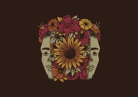Frida Kahlo Head Flowers