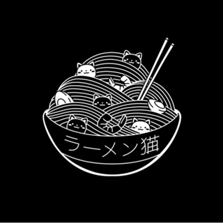 Ramen Lines Minimalist Black and White
