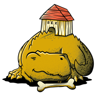 Rex Dog Dinosaur T-Rex Jurassic