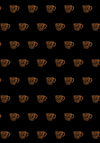 Happiness Coffee Typography